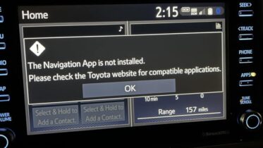 Toyota Navigation App Not Installed. How to Fix